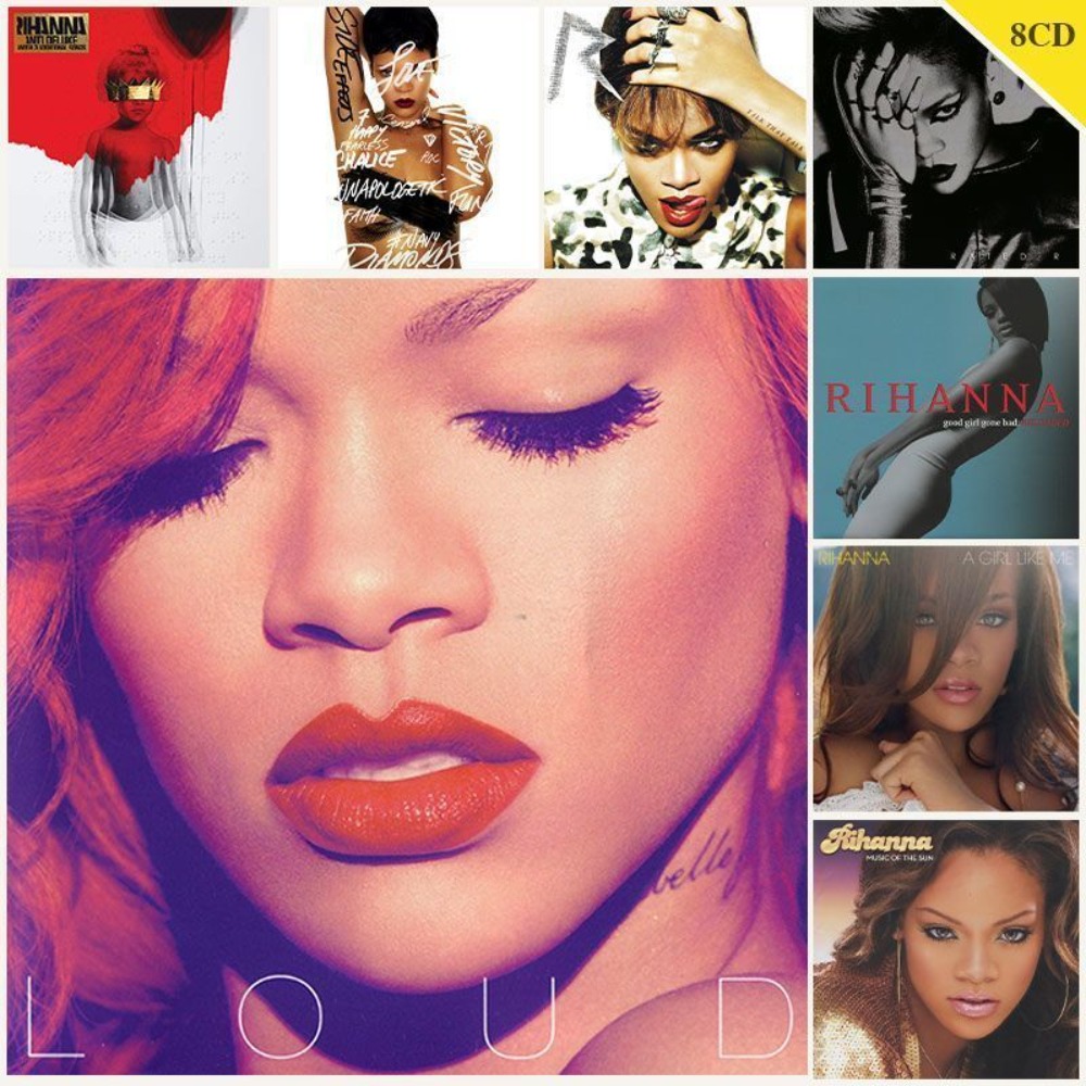 Audio Music New - Rihanna 8CD（only Disc）Collection Album Compilation Lossless