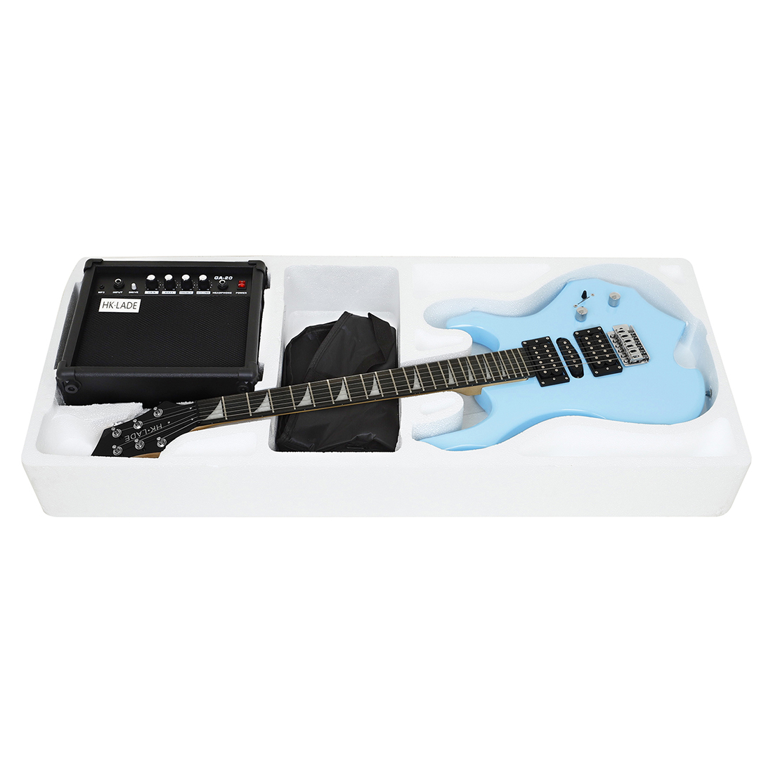 6 Strings Electric Guitar Azul - огляд і ціна Bass Guitar Strings