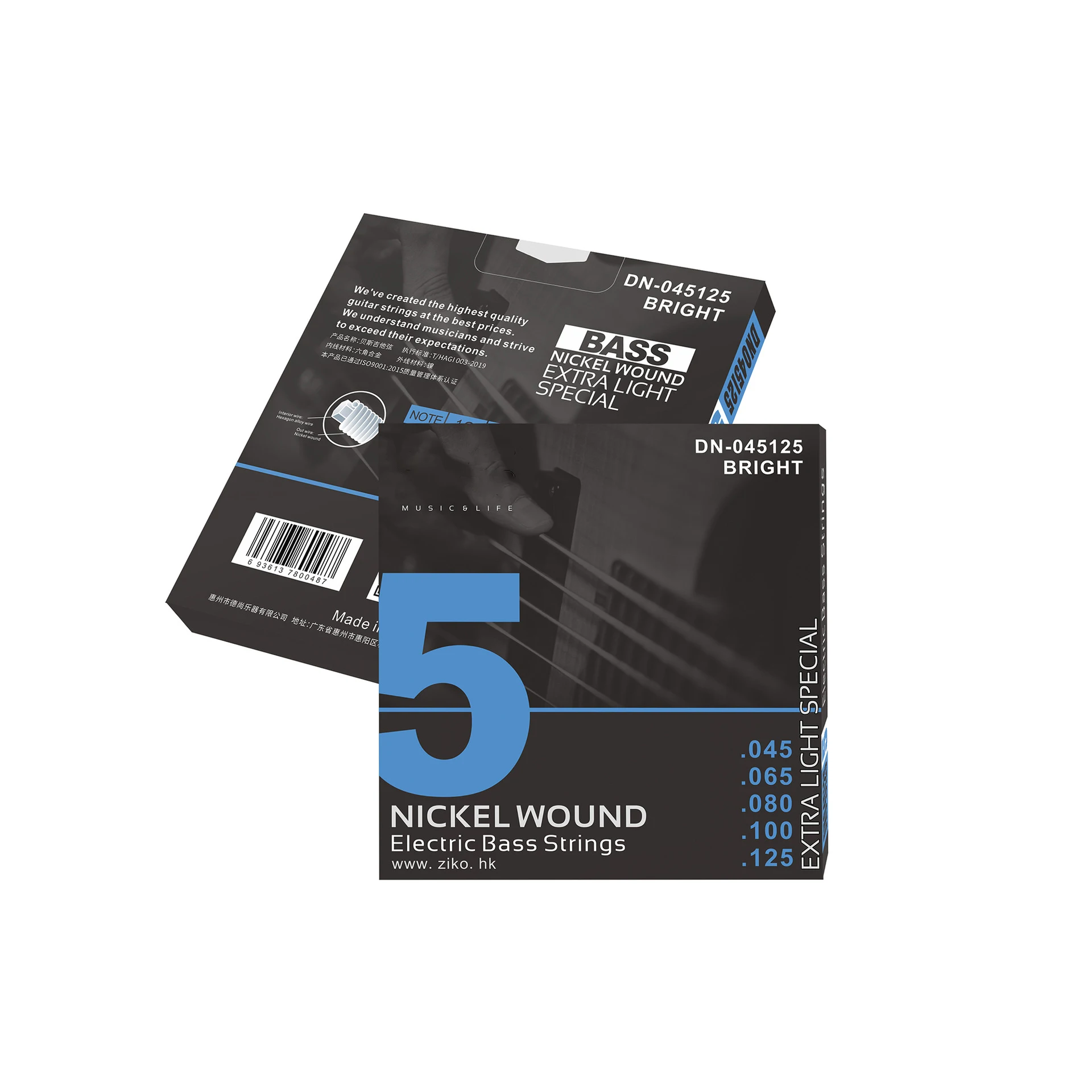 Electric Bass Strings DN 045 S - огляд і ціна Bass Guitar Strings